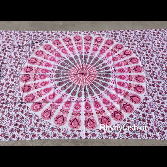 🎁 beach towel Suresh sheet wall tapestry mandala - Picture 2 of 3